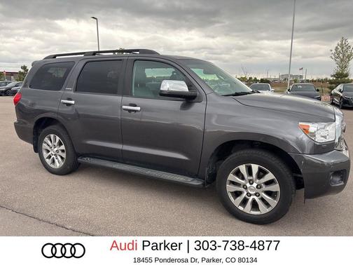 Magnetic Gray Metallic 2014 Toyota Sequoia Limited