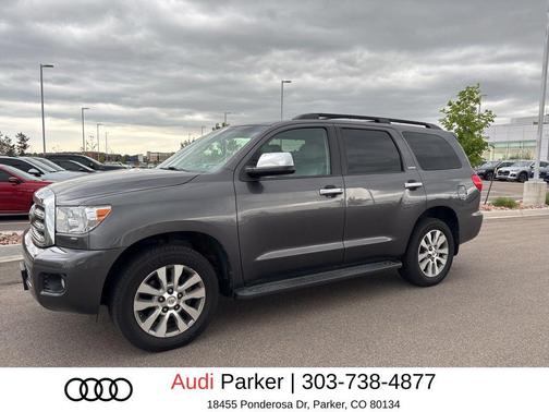 Magnetic Gray Metallic 2014 Toyota Sequoia Limited