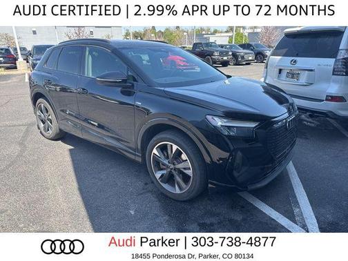 Mythos Black Metallic 2024 Audi Q4 e-tron Premium 50 quattro