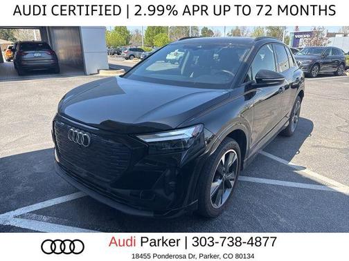 Mythos Black Metallic 2024 Audi Q4 e-tron Premium 50 quattro