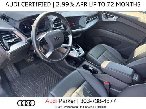 Mythos Black Metallic 2024 Audi Q4 e-tron Premium 50 quattro