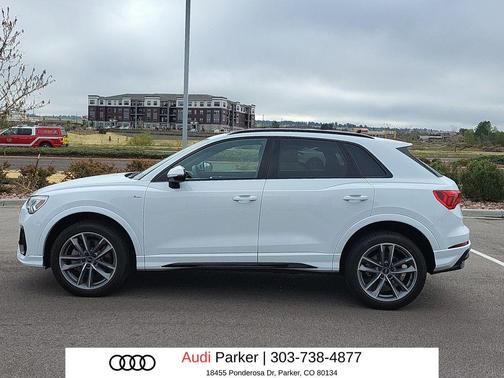Glacier White Metallic 2025 Audi Q3 Premium 45 TFSI S line quattro Tiptronic