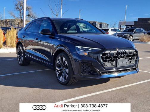 Waitomo Blue Metallic 2026 Audi Q8 55 Premium Plus
