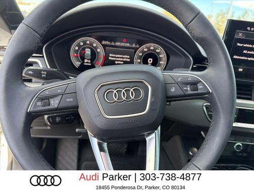 Glacier White Metallic 2024 Audi A5 Sportback 45 S Line Premium Plus
