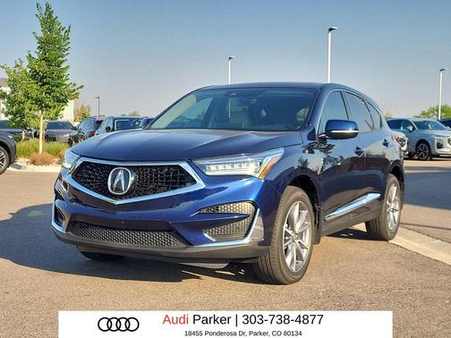 Fathom Blue Pearl 2020 Acura RDX Technology Package