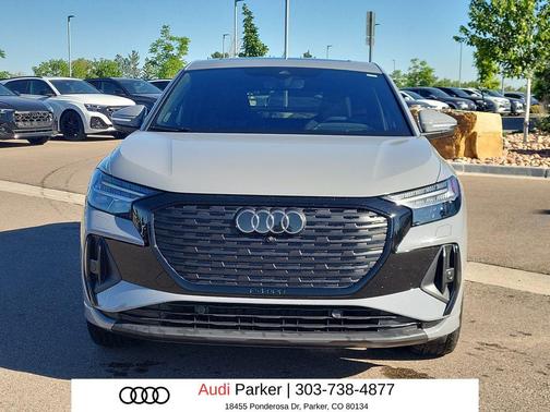 Pebble Gray 2024 Audi Q4 e-tron Sportback Prestige 55 quattro
