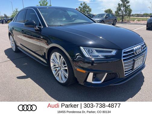 Black 2019 Audi A4 2.0T Premium Plus