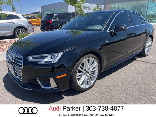 Black 2019 Audi A4 2.0T Premium Plus