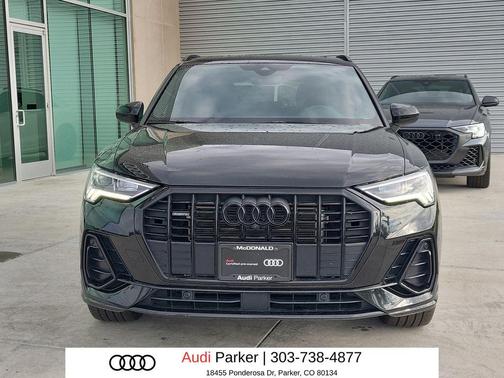 Mythos Black Metallic 2023 Audi Q3 45 S line Premium Plus