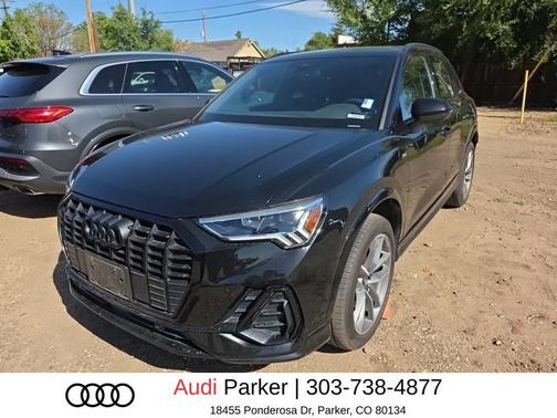 Mythos Black Metallic 2023 Audi Q3 45 S line Premium Plus