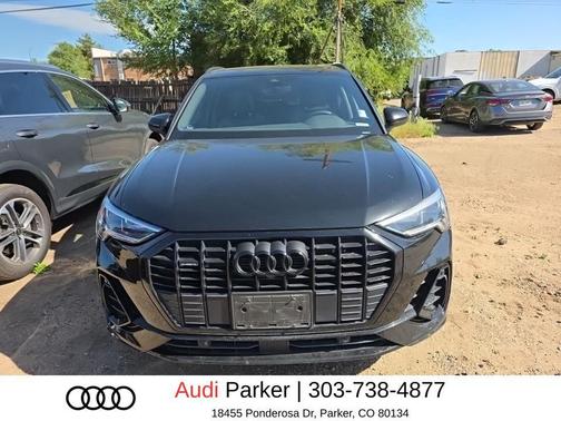 Mythos Black Metallic 2023 Audi Q3 45 S line Premium Plus