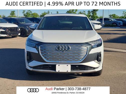 Glacier White Metallic 2023 Audi Q4 e-tron Prestige 50 quattro