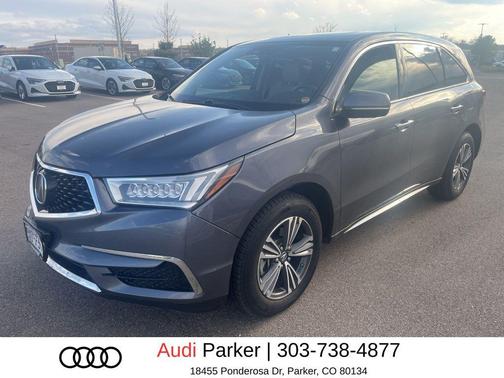 Modern Steel Metallic 2017 Acura MDX 3.5L