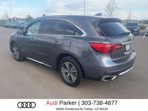 Modern Steel Metallic 2017 Acura MDX 3.5L