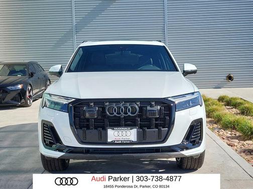 Glacier White Metallic 2026 Audi Q7 45 Premium Plus
