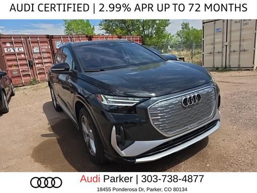Mythos Black Metallic 2024 Audi Q4 e-tron Prestige