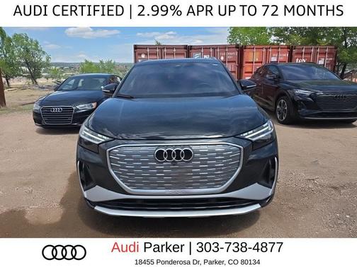 Mythos Black Metallic 2024 Audi Q4 e-tron Prestige