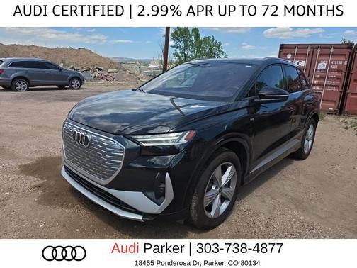 Mythos Black Metallic 2024 Audi Q4 e-tron Prestige
