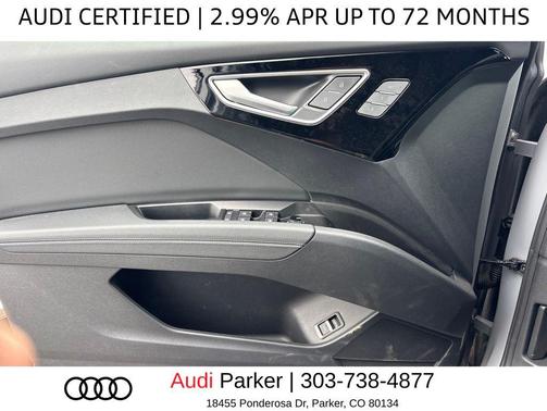 Pebble Gray 2024 Audi Q4 e-tron Premium Plus 55 quattro