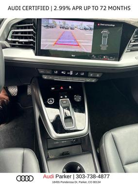 Pebble Gray 2024 Audi Q4 e-tron Premium Plus 55 quattro
