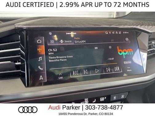 Pebble Gray 2024 Audi Q4 e-tron Premium Plus 55 quattro