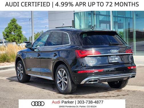 Mythos Black Metallic 2023 Audi Q5 45 S line Prestige