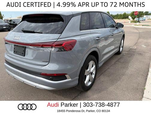 Pebble Gray 2023 Audi Q4 e-tron Premium 50 quattro