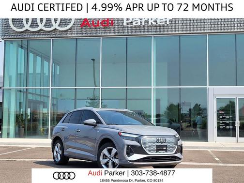 Pebble Gray 2023 Audi Q4 e-tron Premium 50 quattro