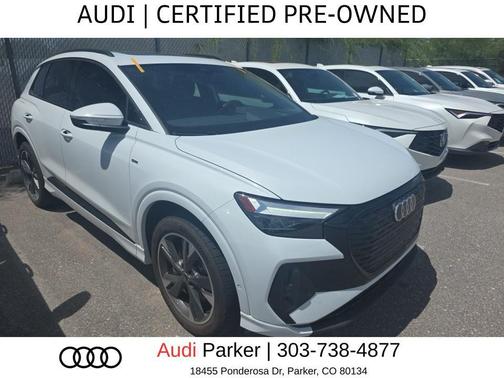 Glacier White Metallic 2023 Audi Q4 e-tron Premium Plus 50 quattro