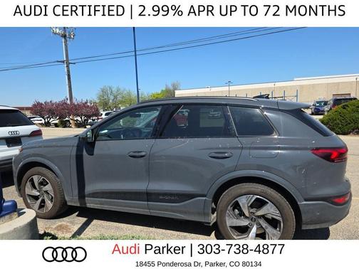Magnet Gray 2025 Audi Q6 e-tron Premium Plus quattro