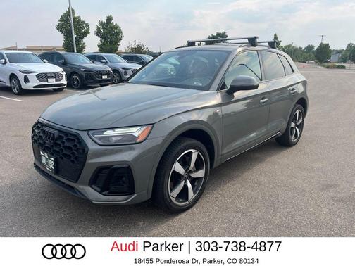 Gray 2023 Audi Q5 45 S line Premium Plus