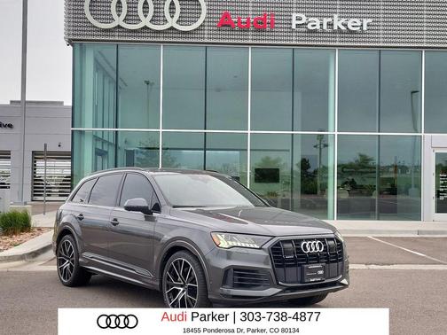 Samurai Gray Metallic 2023 Audi Q7 55 Prestige