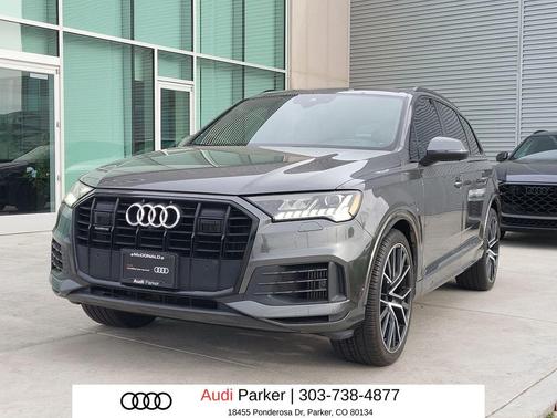 Samurai Gray Metallic 2023 Audi Q7 55 Prestige