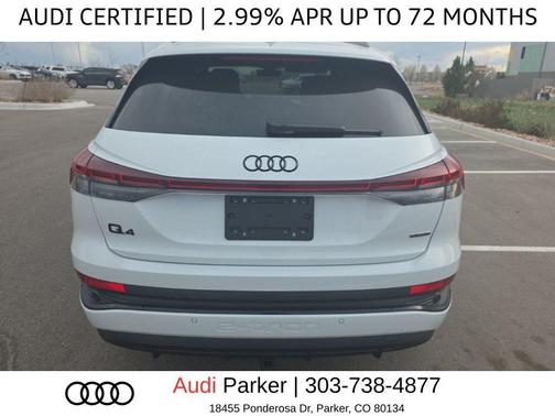 Glacier White Metallic 2024 Audi Q4 e-tron Premium Plus 50 quattro