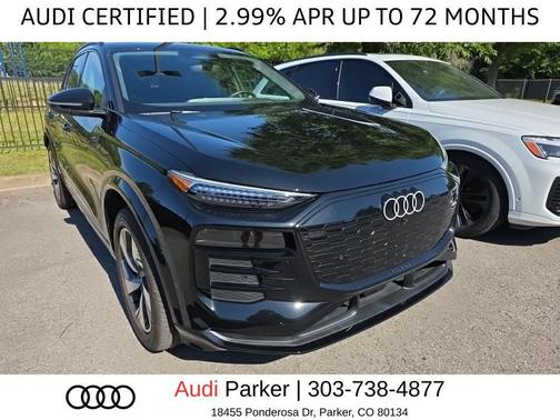 Mythos Black Metallic 2025 Audi Q6 e-tron Premium Plus quattro