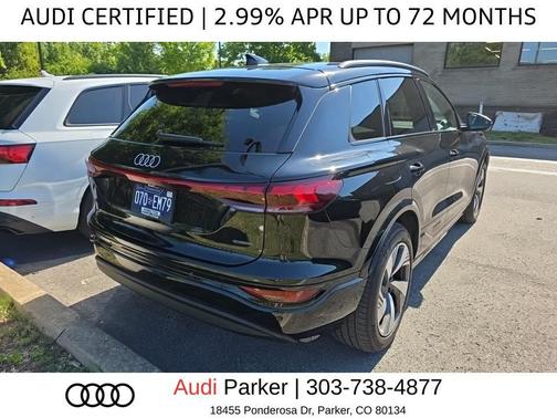 Mythos Black Metallic 2025 Audi Q6 e-tron Premium Plus quattro
