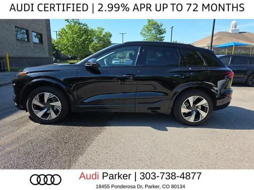 Mythos Black Metallic 2025 Audi Q6 e-tron Premium Plus quattro