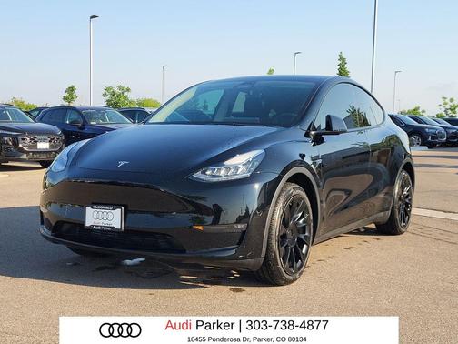 Solid Black 2022 Tesla Model Y Long Range Dual Motor All-Wheel Drive