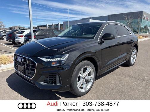Mythos Black Metallic 2023 Audi Q8 55 Premium Plus