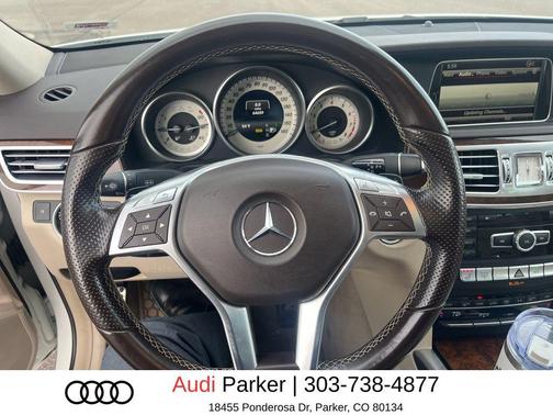 Polar White 2014 Mercedes-Benz E-Class 4MATIC