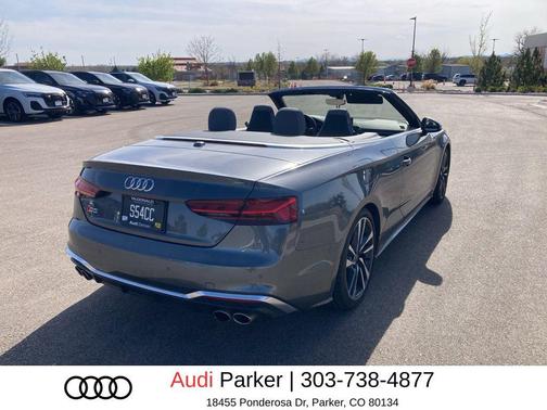 Daytona Gray Pearl Effect/Black Roof 2024 Audi S5 3.0T Premium Plus
