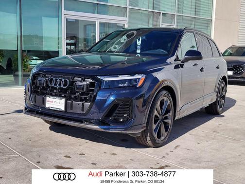 Waitomo Blue Metallic 2026 Audi Q7 55 Premium Plus