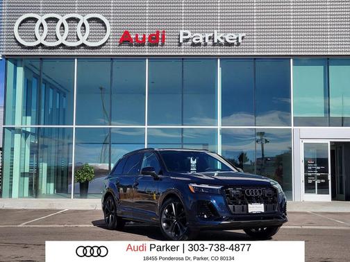 Waitomo Blue Metallic 2026 Audi Q7 55 Premium Plus