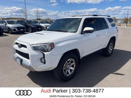 Super White 2015 Toyota 4Runner Trail Premium