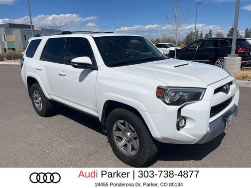 Super White 2015 Toyota 4Runner Trail Premium