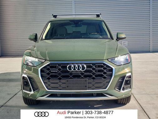 District Green Metallic 2024 Audi Q5 e 55 S line Premium Plus