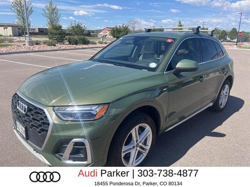 District Green Metallic 2024 Audi Q5 e 55 S line Premium Plus