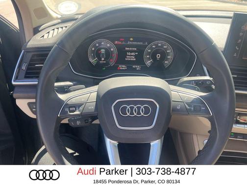 District Green Metallic 2024 Audi Q5 e 55 S line Premium Plus