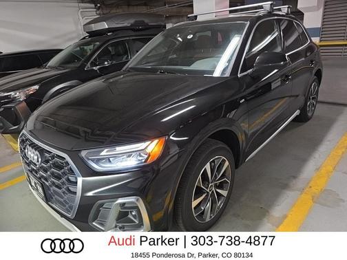 Mythos Black Metallic 2023 Audi Q5 45 S line Premium