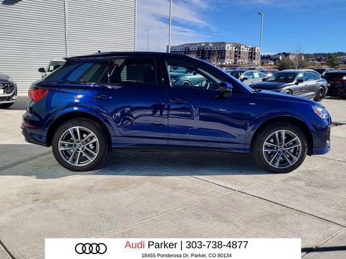 Navarra Blue Metallic 2025 Audi Q3 Premium 45 TFSI S line quattro Tiptronic